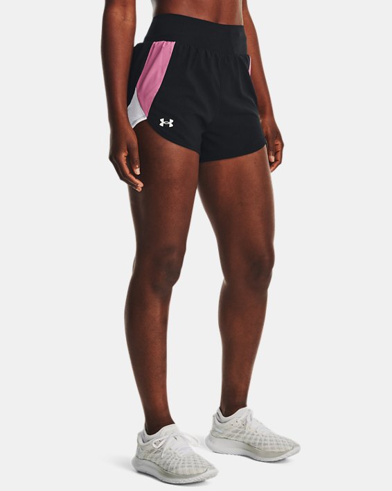 Women's UA Fly-By Elite High-Rise Shorts, Black, pdpMainDesktop image number 0